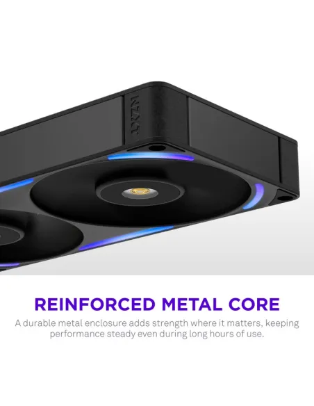 Ventilador NZXT F240X RGB Negro