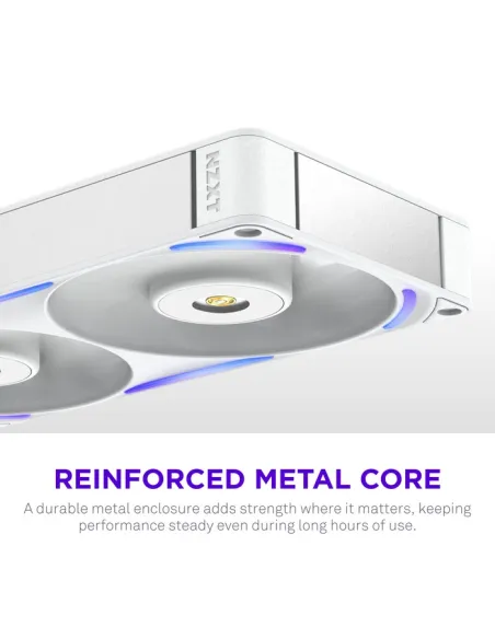 Ventilador NZXT F240X RGB Blanco