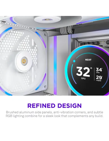 Ventilador NZXT F140X RGB Blanco