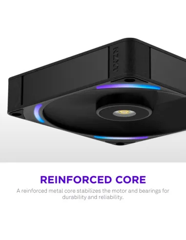 Ventilador NZXT F140X RGB Negro