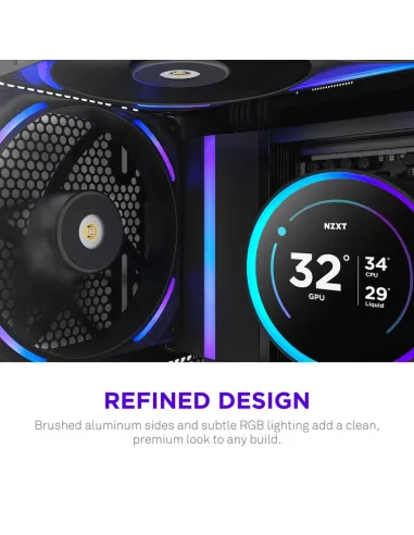 Ventilador NZXT F140X RGB Negro