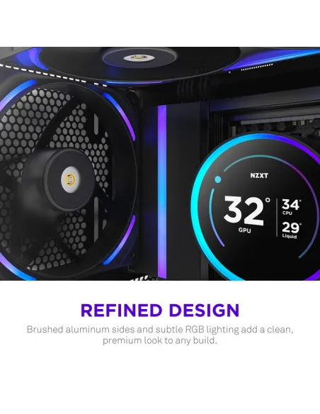 Ventilador NZXT F140X RGB Negro