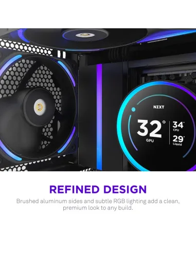 Ventilador NZXT F120X RGB Negro