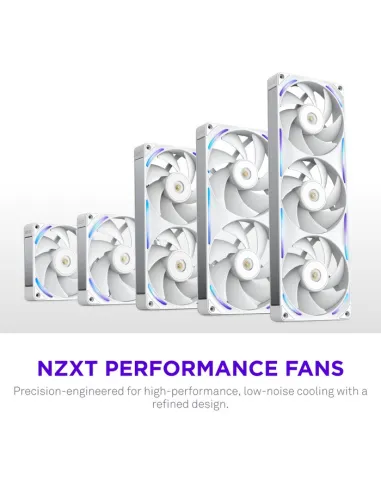 Ventilador NZXT F120X RGB Blanco