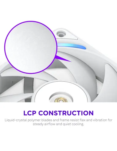 Ventilador NZXT F120X RGB Blanco