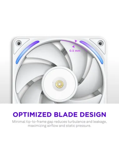 Ventilador NZXT F120X RGB Blanco