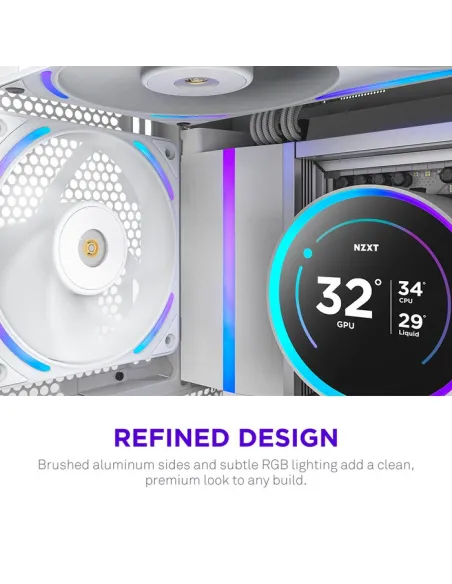 Ventilador NZXT F120X RGB Blanco