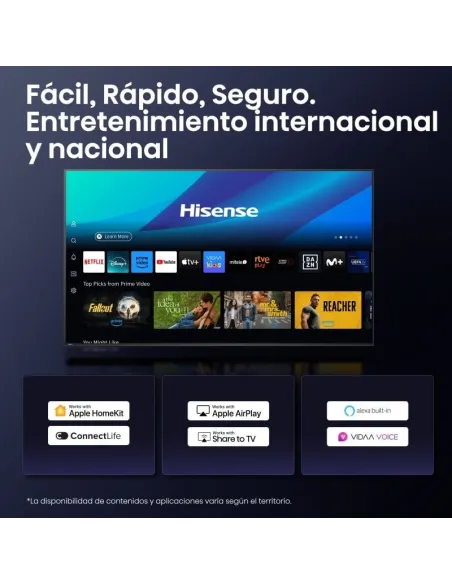 TV Hisense 65E63QT 65" UHD Smart TV