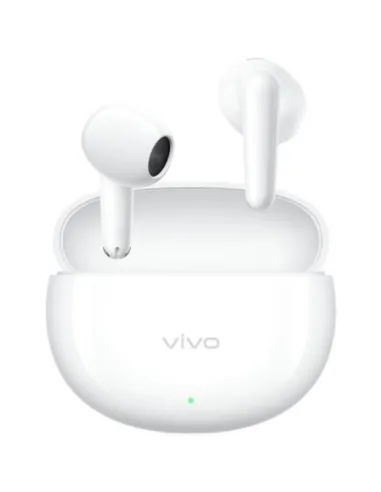 Vivo Buds Air 3 Blancos Auriculares Bluetooth con Estuche de Carga, Autonomía 10h, Sonido Envolvente y Control Táctil