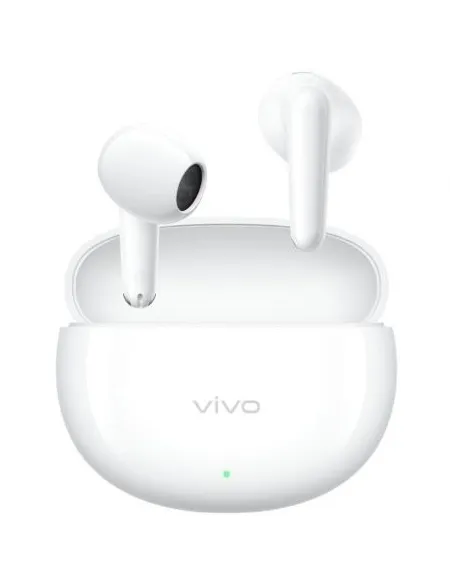 Vivo Buds Air 3 Blancos Auriculares Bluetooth con Estuche de Carga, Autonomía 10h, Sonido Envolvente y Control Táctil