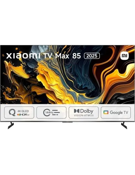 Xiaomi TV Max 85 2025 QLED Television 4K Ultra HD, Google TV, 144 Hz, Dolby Atmos 30 W, HDR10+
