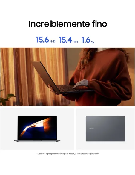 Portátil Samsung Galaxy Book4 NP750XGJ-KG5ES