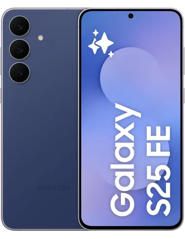 Samsung Galaxy S25 FE 8GB-256GB Azul Marino  Teléfono Móvil con IA , Pantalla FHD+ 6,7