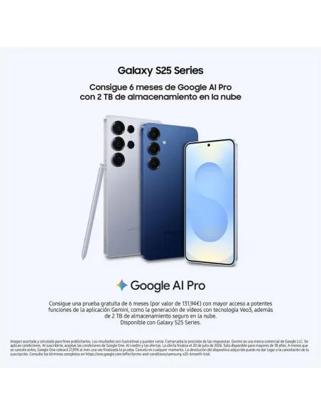 Smartphone Samsung Galaxy S25 FE 8GB/256GB Azul Marino