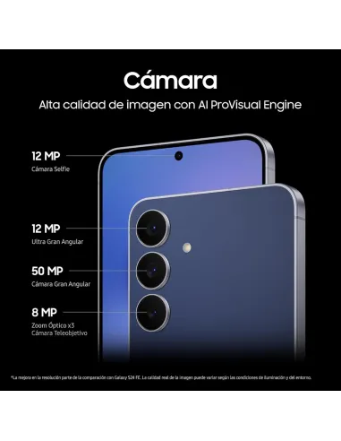 Smartphone Samsung Galaxy S25 FE 8GB/256GB Azul Marino