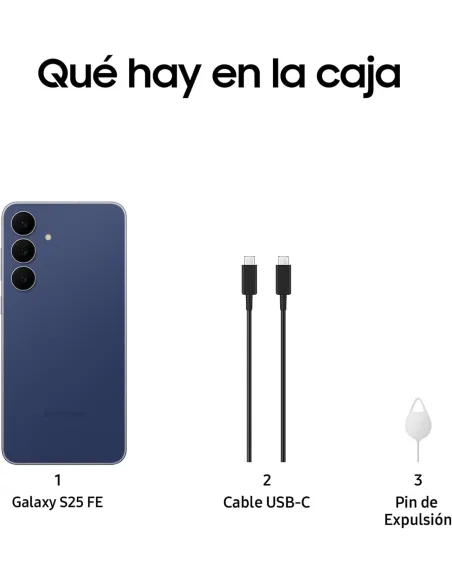 Smartphone Samsung Galaxy S25 FE 8GB/256GB Azul Marino