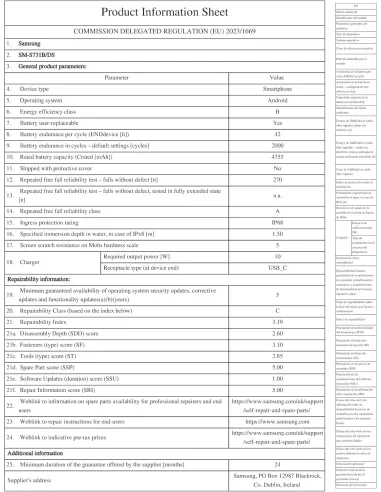 Smartphone Samsung Galaxy S25 FE 8GB/256GB Azul Marino