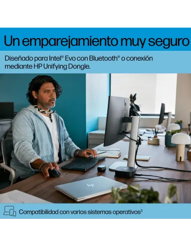 Combo de Teclado y Ratón HP 685 Comfort Negro