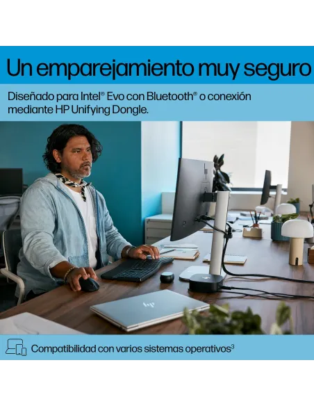 Combo de Teclado y Ratón HP 685 Comfort Negro