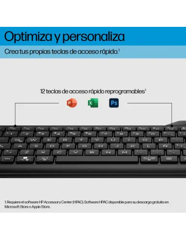 Teclado inalámbrico de Modo Dual HP 475