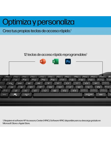 Teclado inalámbrico de Modo Dual HP 475