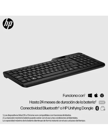 Teclado inalámbrico de Modo Dual HP 475