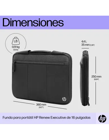 Funda para Portátil HP Renew Executive Gris