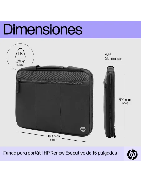Funda para Portátil HP Renew Executive Gris