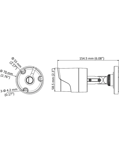Cámara de Videovigilancia Hikvision DS-2CE16D0T-ITF(2.8MM)