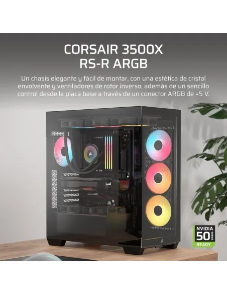 Torre Corsair 3500X RS-R ARGB Negro