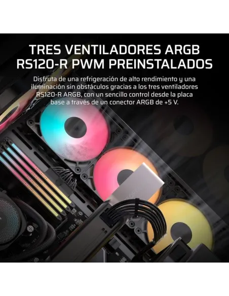 Torre Corsair 3500X RS-R ARGB Negro