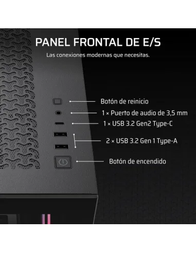 Torre Corsair 3500X RS-R ARGB Negro