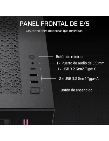 Torre Corsair 3500X RS-R ARGB Negro