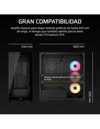 Torre Corsair 3500X RS-R ARGB Negro