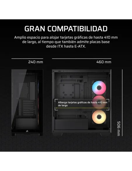 Torre Corsair 3500X RS-R ARGB Negro