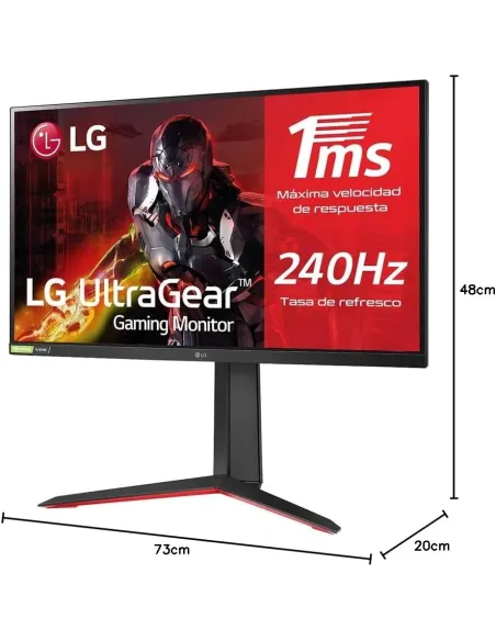 Monitor Gaming UltraGear LG 27GP750-B 27 pulgadas FHD 240 Hz