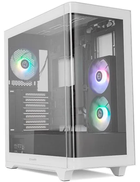 NOX  HUMMER ETHER Negro Blanco con Cristal Curva