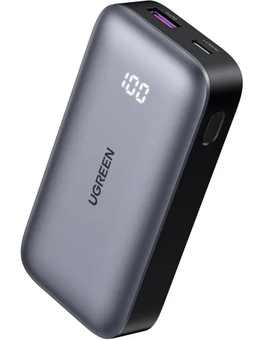 Ugreen PB502-25185 10000mAh Mini Carga rápida 30W Gris