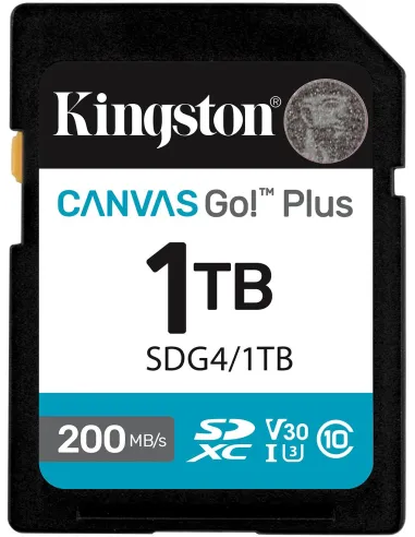 Kingston Canvas Go! Plus 1TB SDXC 200MB-s UHS-I U3 V30