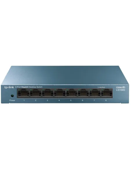 TP-Link LS108G Switch 8 Puertos Gigabit 10/100/1000 Mbps Metálico No Administrado