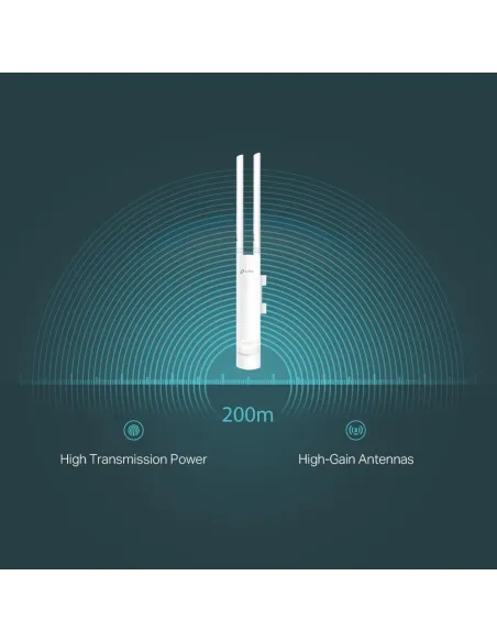 Punto de acceso TP-Link EAP113-Outdoor Wi-Fi N 300 Mbps