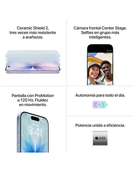 Smartphone Apple iPhone 17 256GB Blanco