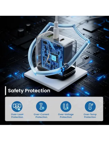 Cargador GaN 65W Ewent EW1331