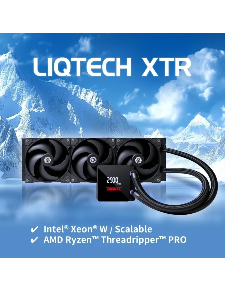 Kit de refrigeración líquida Enermax Liqtech XTR 360mm Negro