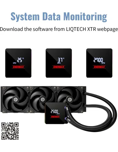 Kit de refrigeración líquida Enermax Liqtech XTR 360mm Negro
