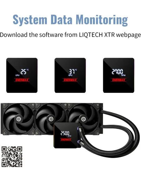Kit de refrigeración líquida Enermax Liqtech XTR 360mm Negro