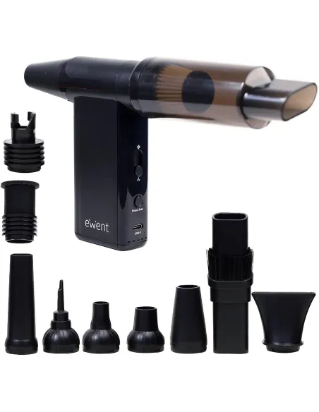 EWENT EW5682 Pistola Aire Comprimido 8 Velocidades 180000 RPM
