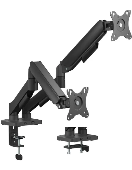 Aisens DT32TSR-357 Soporte de Mesa ECO Contrapeso Giratorio e Inclinable para Monitor/Tv 9Kg de 17-32" Negro