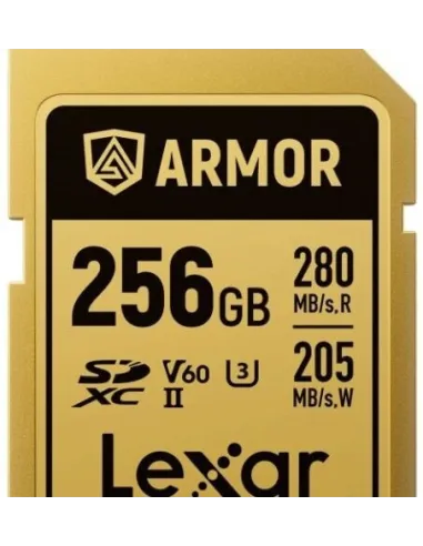 Tarjeta Lexar Professional Armor Gold Pro SDXC UHS II 256GB