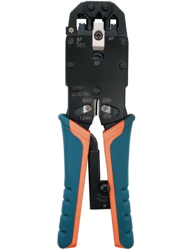 Nanocable Crimpadora para RJ10/RJ11/RJ12/RJ45